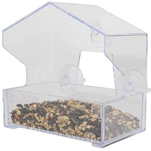 Perky-Pet Mangeoire à Oiseaux Transparente 345 avec ventouses puissantes Capacité de graines de 0,9 kg - Publicité Perky-Pet Mangeoire à Oiseaux Transparente 345 avec ventouses puissantes Capacité de graines de 0,9 kg - Publicité