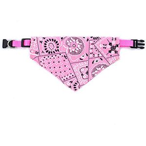 LA TALUS Bandana pour chien imprimé floral En polyester Personnalisable Collier réfléchissant pour chaton Libération rapide Pour chiens et chats Rose S - Publicité LA TALUS Bandana pour chien imprimé floral En polyester Personnalisable Collier réfléchissant pour chaton Libération rapide Pour chiens et chats Rose S - Publicité