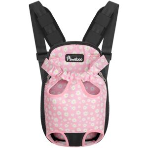 Pawaboo Sac de Transport de Voyage Sac à Dos de Transporteur Ventral Poitrine pour Petit Chien Chiot Chat pour Traveling Hiking Camping etc. Petite Taille, Noir & Rose Marguerite - Publicité Pawaboo Sac de Transport de Voyage Sac à Dos de Transporteur Ventral Poitrine pour Petit Chien Chiot Chat pour Traveling Hiking Camping etc. Petite Taille, Noir & Rose Marguerite - Publicité