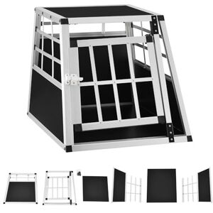 Juskys Boîte de Transport pour Chiens en Aluminium M - 69×54×51 Cm - Boxe pour Chiens Robuste & - Très Bon Argent M - Publicité Juskys Boîte de Transport pour Chiens en Aluminium M - 69×54×51 Cm - Boxe pour Chiens Robuste & - Très Bon Argent M - Publicité