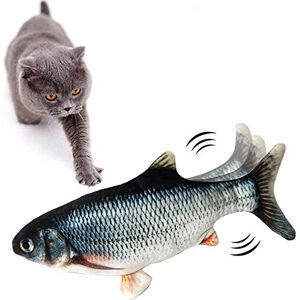 INF Jouet pour Chat Poisson frétillant avec Herbe à Chat Jouet interactif avec câble USB pour Chat à Jouer, Mordre, mâcher - Publicité INF Jouet pour Chat Poisson frétillant avec Herbe à Chat Jouet interactif avec câble USB pour Chat à Jouer, Mordre, mâcher - Publicité