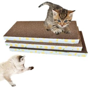 bangminda Griffoir Chats Résistant à l'usure 3PCS Grattoir pour Chats Tapis Griffoir de Grattage Jouer et Dormir, Protection Canapé Meuble Mur 43.5 x 21 x 2.5 cm - Publicité bangminda Griffoir Chats Résistant à l'usure 3PCS Grattoir pour Chats Tapis Griffoir de Grattage Jouer et Dormir, Protection Canapé Meuble Mur 43.5 x 21 x 2.5 cm - Publicité