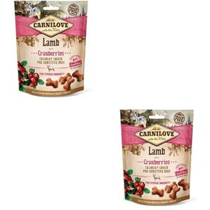 Carnilove Snack Croustillant Agneau aux Canneberges Pack Double 2 x 200 g Friandise avec Agneau et Canneberge pour Chiens Canneberge comme Source Naturelle d'antioxydants - Publicité Carnilove Snack Croustillant Agneau aux Canneberges Pack Double 2 x 200 g Friandise avec Agneau et Canneberge pour Chiens Canneberge comme Source Naturelle d'antioxydants - Publicité