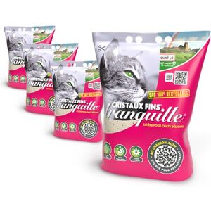 Tranquille Litière pour Chat Silice Cristaux Fins + Charbon Actif – Ultra Absorbante & Anti-Odeur – Lot de 4 x 3,70L – Litière Hygiénique sans Poussière – Confort Chat & Fraîcheur Intérieure - Publicité Tranquille Litière pour Chat Silice Cristaux Fins + Charbon Actif – Ultra Absorbante & Anti-Odeur – Lot de 4 x 3,70L – Litière Hygiénique sans Poussière – Confort Chat & Fraîcheur Intérieure - Publicité
