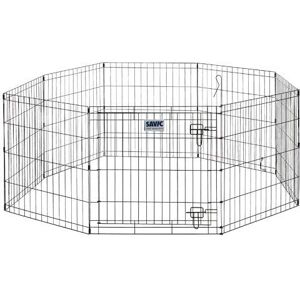 Parc à chiens en métal noir Savic 61x91 cm - Dog Park - Publicité Parc à chiens en métal noir Savic 61x91 cm - Dog Park - Publicité