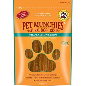 Pet Munchies - Wild Salmon Strips - Saumon - Friandises pour chiens - Publicité Pet Munchies - Wild Salmon Strips - Saumon - Friandises pour chiens - Publicité