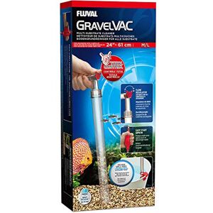 Fluval Gravel Vac Nettoyeur pour Tous Substrats pour Aquariophilie Taille M/L - Publicité