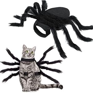 YACA Costume d'halloween pour Animaux de Compagnie Décorations d'halloween, Costumes de Cosplay d'araignée réglables pour Petits Chiens et Chats Moyens - Publicité YACA Costume d'halloween pour Animaux de Compagnie Décorations d'halloween, Costumes de Cosplay d'araignée réglables pour Petits Chiens et Chats Moyens - Publicité