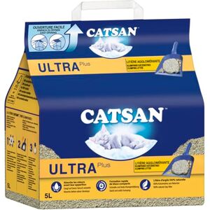 Catsan Litière Agglomérant Pour Chat, 5L - Publicité Catsan Litière Agglomérant Pour Chat, 5L - Publicité
