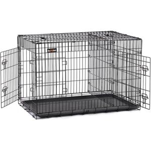 Feandrea Cage pour Chien, avec 2 Portes, 107 x 70 x 77,5 cm, Noir PPD42BK - Publicité Feandrea Cage pour Chien, avec 2 Portes, 107 x 70 x 77,5 cm, Noir PPD42BK - Publicité