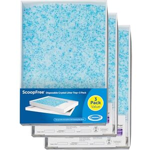 PetSafe ScoopFree Bac à Litière de Remplacement pour Les Chats avec des Cristaux Bleus Contrôle des Odeurs, sans Poussière, Protection Contre Les Fuites Paquet de 3 - Publicité PetSafe ScoopFree Bac à Litière de Remplacement pour Les Chats avec des Cristaux Bleus Contrôle des Odeurs, sans Poussière, Protection Contre Les Fuites Paquet de 3 - Publicité