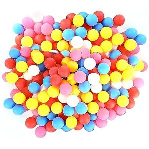 MEMOFYND Lot de 40 balles de tennis de table colorées en plastique pour chats et chiens, fêtes d'art et de bricolage, jeux d'école à la maison, débutants et adultes - Publicité MEMOFYND Lot de 40 balles de tennis de table colorées en plastique pour chats et chiens, fêtes d'art et de bricolage, jeux d'école à la maison, débutants et adultes - Publicité