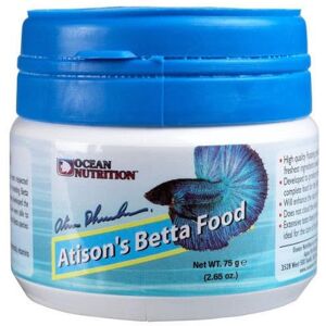 Nourriture Betta Ocean Nutrition - Pellets flottants premium 75g - Publicité Nourriture Betta Ocean Nutrition - Pellets flottants premium 75g - Publicité