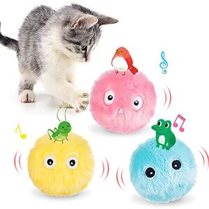 HENGBIRD Lot de 3 balles interactives pour Chat avec Son Jouet pour Chaton Jouet en Peluche, Jouet pour Chat avec Sons d'animaux réalistes pour l'intérieur Kitty Puppy - Publicité HENGBIRD Lot de 3 balles interactives pour Chat avec Son Jouet pour Chaton Jouet en Peluche, Jouet pour Chat avec Sons d'animaux réalistes pour l'intérieur Kitty Puppy - Publicité
