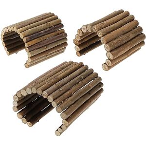 YINETTECH Lot de 3 échelles d'escalade pour hamster, lapin, arche, pont, branche, jouet pour hamster, lézard, ours doré, tortue 10 x 20 cm, 12 x 23 cm, 15 x 25 cm - Publicité YINETTECH Lot de 3 échelles d'escalade pour hamster, lapin, arche, pont, branche, jouet pour hamster, lézard, ours doré, tortue 10 x 20 cm, 12 x 23 cm, 15 x 25 cm - Publicité