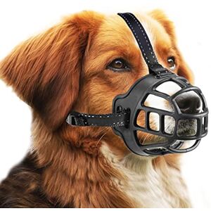 OHCOZZY Muselière pour Chien, Museau, Muselière Panier pour Petits, Moyens Et Grands Chiens avec Sangles Réglables (Taille 6,Noir) - Publicité OHCOZZY Muselière pour Chien, Museau, Muselière Panier pour Petits, Moyens Et Grands Chiens avec Sangles Réglables (Taille 6,Noir) - Publicité