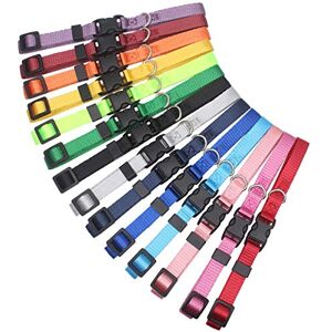 HOLLIHI Lot de 14 Expedition Chasse Réglable Collier pour Chiens et Chats avec Boucle Anti-étranglement,Colliers d’Identification en Nylon Souple pour Chatons Chiots Petits Animaux - Publicité HOLLIHI Lot de 14 Expedition Chasse Réglable Collier pour Chiens et Chats avec Boucle Anti-étranglement,Colliers d’Identification en Nylon Souple pour Chatons Chiots Petits Animaux - Publicité