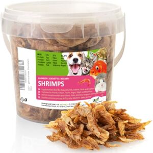 UGF Underground Food UGF Crevettes séchées 75 g en Pot de 500 ML, Insectes, Nourriture pour Oiseaux Sauvages (Toute l'année), friandises pour Chiens, Nourriture pour Tortues, rongeurs, lézards, Poissons - Publicité UGF Underground Food UGF Crevettes séchées 75 g en Pot de 500 ML, Insectes, Nourriture pour Oiseaux Sauvages (Toute l'année), friandises pour Chiens, Nourriture pour Tortues, rongeurs, lézards, Poissons - Publicité