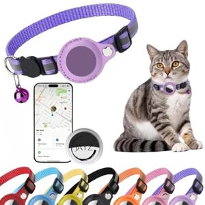 JAYZ ® Collier Chat + Tracker/Localisateur Bluetooth sans ABONNEMENT pour Apple iOS/Android/Compatible EGALEMENT Apple Airtag, Securite Anti étranglement pour Chatons, Chats - Publicité JAYZ ® Collier Chat + Tracker/Localisateur Bluetooth sans ABONNEMENT pour Apple iOS/Android/Compatible EGALEMENT Apple Airtag, Securite Anti étranglement pour Chatons, Chats - Publicité