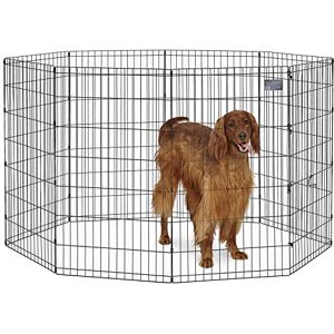 Enclos d'Exercice MidWest - 42 Pouces Noir Pliable et Durable - Publicité Enclos d'Exercice MidWest - 42 Pouces Noir Pliable et Durable - Publicité