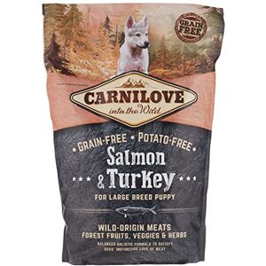 Carnilove Puppy Large Breed Saumon et Dinde sans céréales et sans Pommes de Terre - Publicité Carnilove Puppy Large Breed Saumon et Dinde sans céréales et sans Pommes de Terre - Publicité