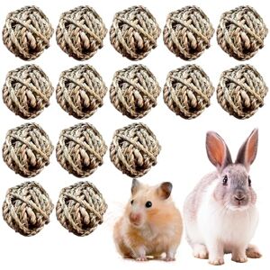 Sporgo Lot de 15 Balles à Mâcher pour Petits Animaux 5 cm Jouet pour Lapin, Cochon d'Inde, Chinchilla, Perruche, Oiseau - Publicité Sporgo Lot de 15 Balles à Mâcher pour Petits Animaux 5 cm Jouet pour Lapin, Cochon d'Inde, Chinchilla, Perruche, Oiseau - Publicité