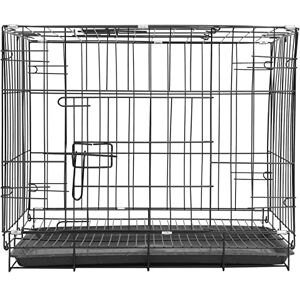 UKCOCO Cage pour Animaux De Compagnie Cage Petit Chien Chat Cage De Caisse De Chien en Métal Cages pour Petits Chiens 14 20 Pouces Cage pour Chien XL Petits Et Moyens Chiens Gros Chien - Publicité