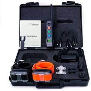 Dogtra 4502 EDGE Collier de Dressage Ergonomique pour Chien Rechargeable, Étanche IPX9K, 127 Niveaux de Stimulation Électrostatique précis avec Ecran LCD et Vibration, Portée 1600 m Système 2 Chiens - Publicité Dogtra 4502 EDGE Collier de Dressage Ergonomique pour Chien Rechargeable, Étanche IPX9K, 127 Niveaux de Stimulation Électrostatique précis avec Ecran LCD et Vibration, Portée 1600 m Système 2 Chiens - Publicité