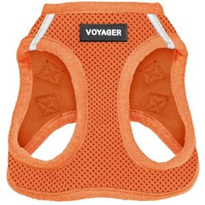 Best Pet Supplies Harnais pour chien Voyager Step-In Air by Harnais en maille respirante pour chiens de petite et moyenne taille, Orange, size S Poitrine 37-40 cm - Publicité Best Pet Supplies Harnais pour chien Voyager Step-In Air by Harnais en maille respirante pour chiens de petite et moyenne taille, Orange, size S Poitrine 37-40 cm - Publicité