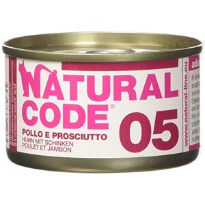 Natural Code 05 Nourriture pour Chat, au Poulet et Jambon, 85 g - - Publicité Natural Code 05 Nourriture pour Chat, au Poulet et Jambon, 85 g - - Publicité