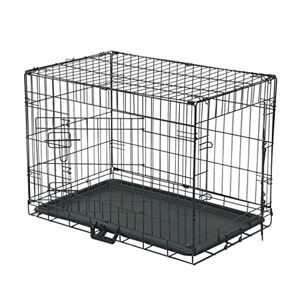 UKCOCO Cage pliable pour chien Jolie cage pliable en métal pour animal domestique - Publicité