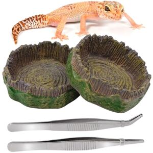 Vidoxdu 4 Pièce Bol d'eau Terrarium Accessoire, Bac à Eau pour Reptiles, Mangeoire pour Reptiles, 2 Pinces à épiler pour Gecko, lézard, caméléon, Serpent, Tortue, Escargot, Grenouille - Publicité Vidoxdu 4 Pièce Bol d'eau Terrarium Accessoire, Bac à Eau pour Reptiles, Mangeoire pour Reptiles, 2 Pinces à épiler pour Gecko, lézard, caméléon, Serpent, Tortue, Escargot, Grenouille - Publicité