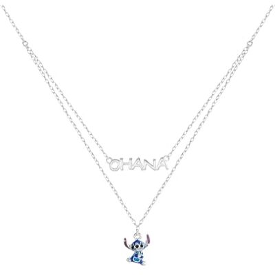 Disney Collier Stitch Ohana pour fille en Argent Sterling, Taille 45 cm - Publicité Disney Collier Stitch Ohana pour fille en Argent Sterling, Taille 45 cm - Publicité