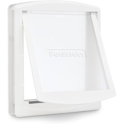 PetSafe - Staywell Original 2 Way - Grand - Blanc - Porte pour animaux - Publicité PetSafe - Staywell Original 2 Way - Grand - Blanc - Porte pour animaux - Publicité