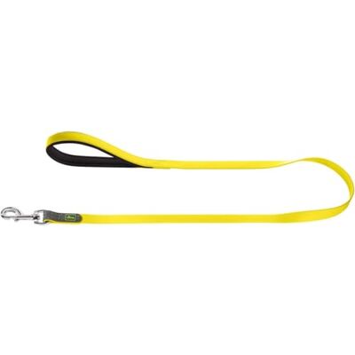 Laisse pour chien Hunter Jaune en Néoprène - 120cm - Résistante à l'eau - Publicité Laisse pour chien Hunter Jaune en Néoprène - 120cm - Résistante à l'eau - Publicité
