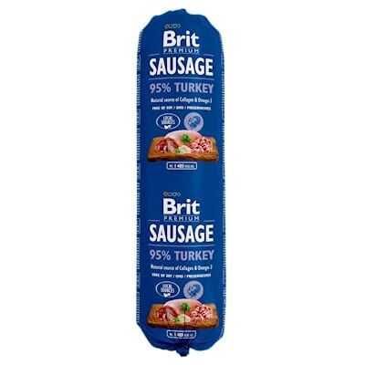 Brit Premium by Nature Saucisse Dinde Dinde 800 g - Publicité Brit Premium by Nature Saucisse Dinde Dinde 800 g - Publicité