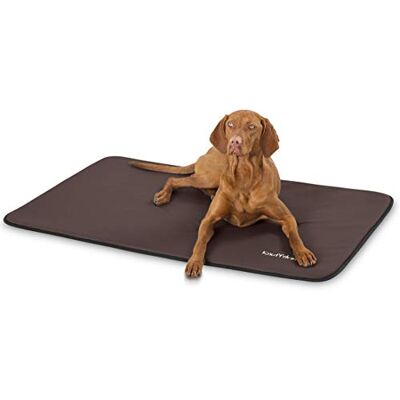 Knuffelwuff Tapis pour chien Cheyenne, cuir, marron L-XL 95 x 60cm - Publicité Knuffelwuff Tapis pour chien Cheyenne, cuir, marron L-XL 95 x 60cm - Publicité