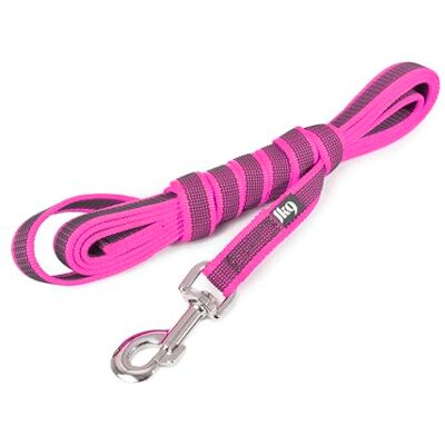 Laisse Rose Julius K9 avec Poignée - 3m x 2cm - Publicité Laisse Rose Julius K9 avec Poignée - 3m x 2cm - Publicité