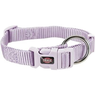 Trixie Collier Premium 30-45 cm/15 mm (S-M), lilas clair, nylon - Publicité Trixie Collier Premium 30-45 cm/15 mm (S-M), lilas clair, nylon - Publicité