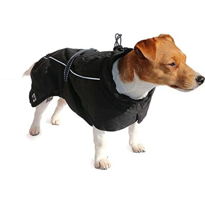 Ancol Extreme Monsoon Manteau pour Chien Noir 25 cm XS - Publicité Ancol Extreme Monsoon Manteau pour Chien Noir 25 cm XS - Publicité