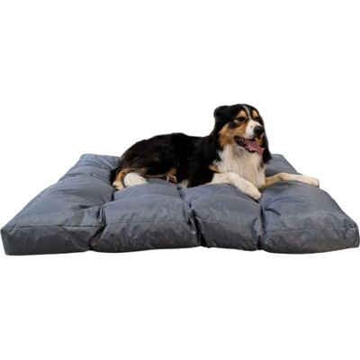 Bananair - Coussin Pouf - 125x110x15 cm - Gris - Dog Cushion - Publicité Bananair - Coussin Pouf - 125x110x15 cm - Gris - Dog Cushion - Publicité