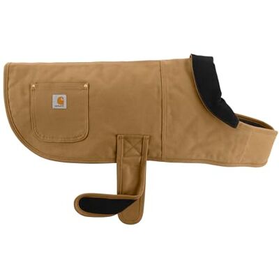 Carhartt Manteau de corvée Isolant en Toile de Canard Ferme, Durable et résistant aux intempéries, Marron Brown, Taille M - Publicité Carhartt Manteau de corvée Isolant en Toile de Canard Ferme, Durable et résistant aux intempéries, Marron Brown, Taille M - Publicité