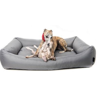 4L Textil Koko Panier pour chien imperméable avec housse amovible et lavable Coussin pour chien Gris 100 x 80 cm Gris - Publicité 4L Textil Koko Panier pour chien imperméable avec housse amovible et lavable Coussin pour chien Gris 100 x 80 cm Gris - Publicité
