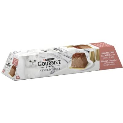 Gourmet Purina Revelations Nourriture Humide pour Chats au Saumon 24 boîtes de 57 g - Publicité Gourmet Purina Revelations Nourriture Humide pour Chats au Saumon 24 boîtes de 57 g - Publicité