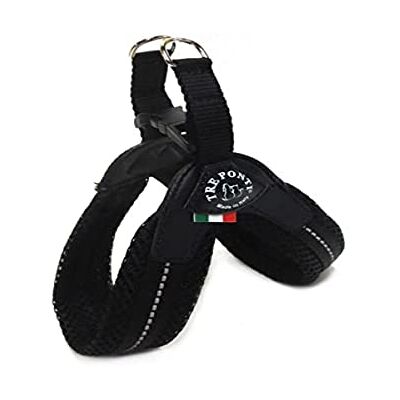 Tre Ponti T220-3.5b - noir - petit - maille - harnais pour chien - Publicité Tre Ponti T220-3.5b - noir - petit - maille - harnais pour chien - Publicité