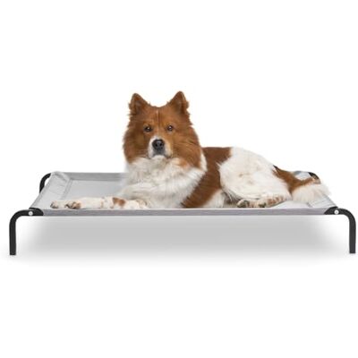 Knuffelwuff Lit surélevé et aéré pour Animal Domestique -Chaise Longue XXL 114 x 76cm - Publicité Knuffelwuff Lit surélevé et aéré pour Animal Domestique -Chaise Longue XXL 114 x 76cm - Publicité