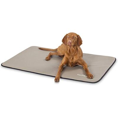 Knuffelwuff Tapis pour chien Cheyenne, en cuir, taupe XL 105 x 73cm - Publicité Knuffelwuff Tapis pour chien Cheyenne, en cuir, taupe XL 105 x 73cm - Publicité