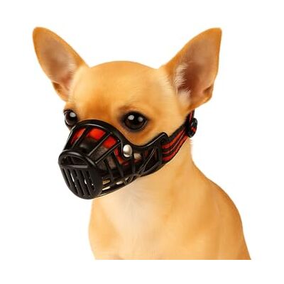 Muselière Flamingo pour Chien - 34cm - Noir - Sangle en nylon réglable - Publicité Muselière Flamingo pour Chien - 34cm - Noir - Sangle en nylon réglable - Publicité