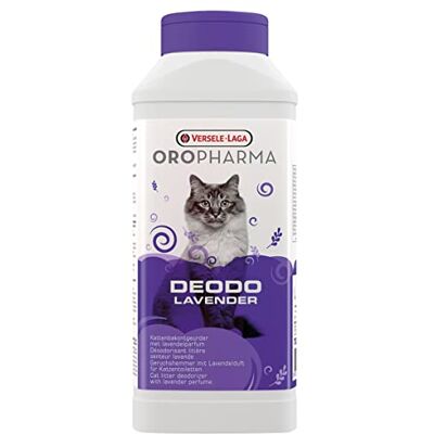 Versele-Laga Oropharma Deodo Lavender Désodorisant Littière Chat Neutralise Les Odeurs Parfum de Lavande 750g - Publicité Versele-Laga Oropharma Deodo Lavender Désodorisant Littière Chat Neutralise Les Odeurs Parfum de Lavande 750g - Publicité