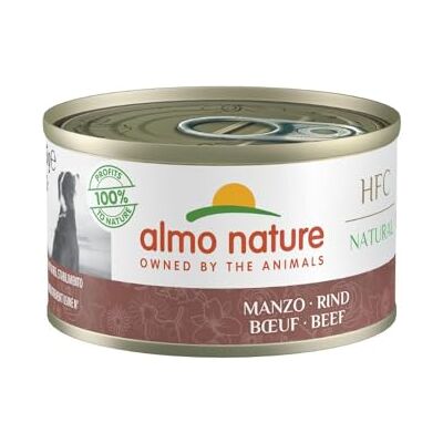 almo nature HFC Natural Nourriture Humide pour Chiens avec Boeuf à l'origine Propres à la consommation Humaine et désormais utilisée pour la préparation des Aliments pour Chiens. Publicité almo nature HFC Natural Nourriture Humide pour Chiens avec Boeuf à l'origine Propres à la consommation Humaine et désormais utilisée pour la préparation des Aliments pour Chiens. Publicité